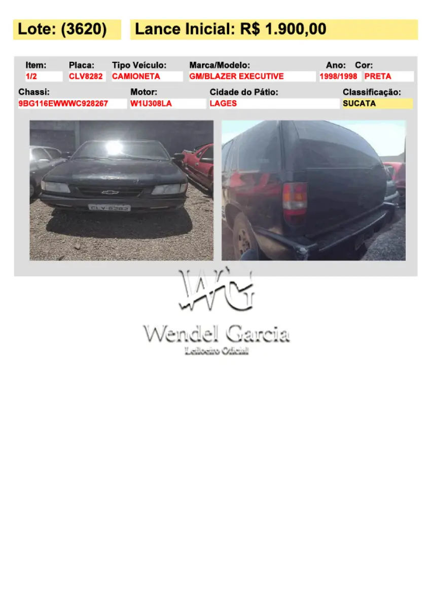 LOTE 3620