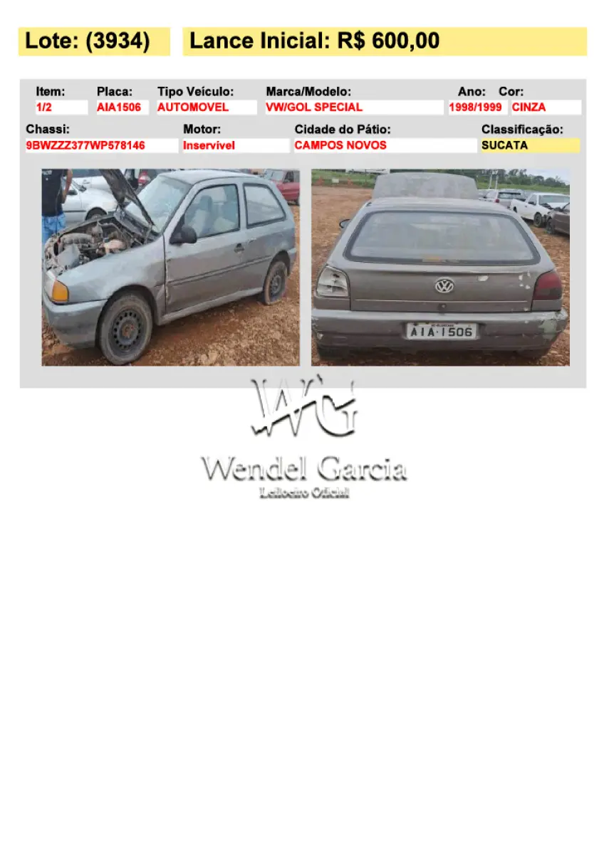 LOTE 3934