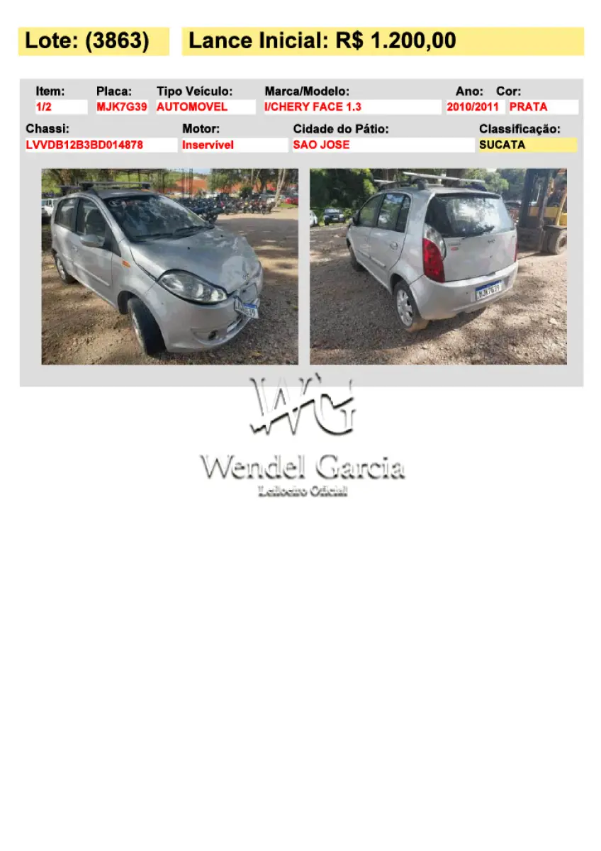 LOTE 3863