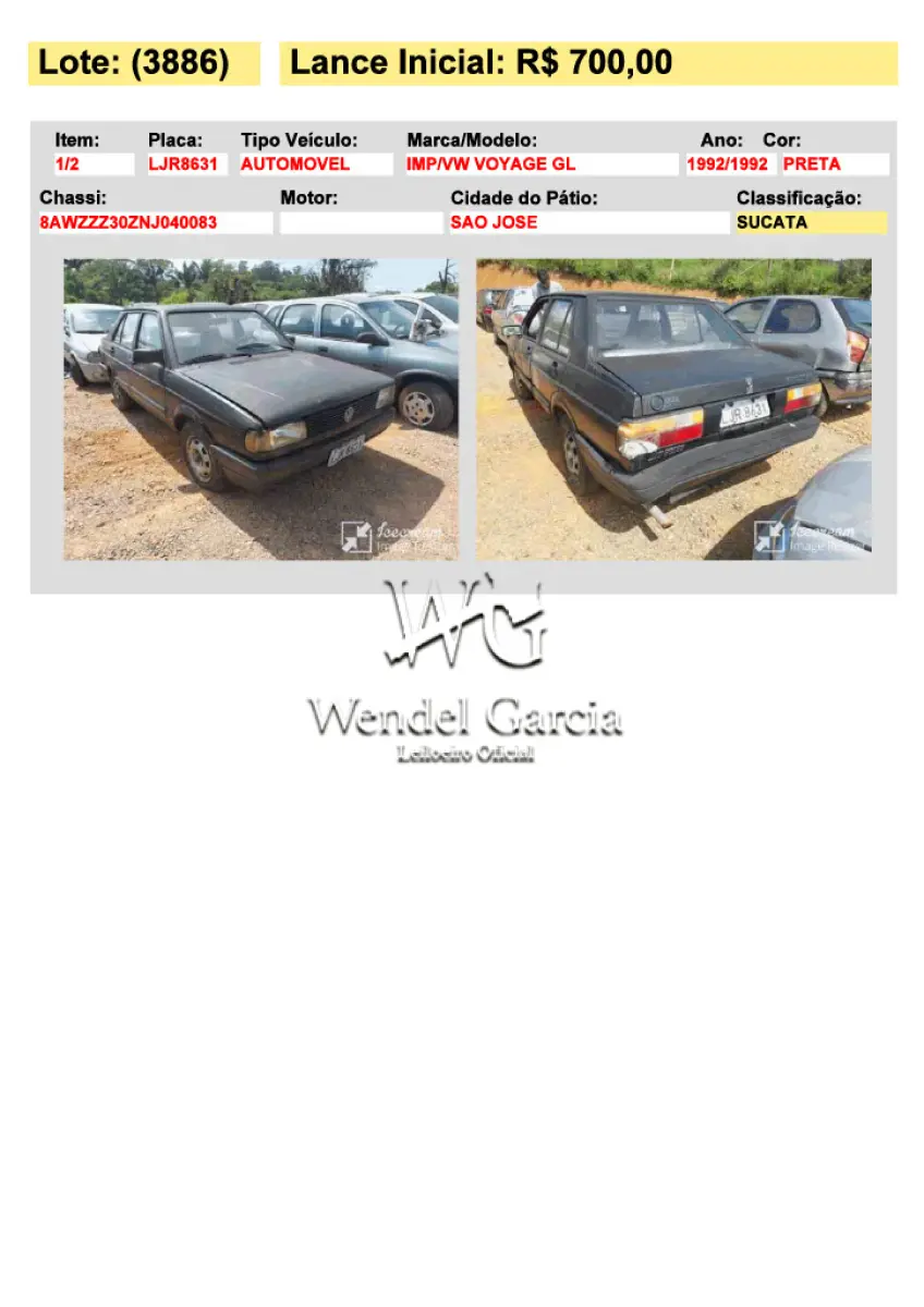 LOTE 3886