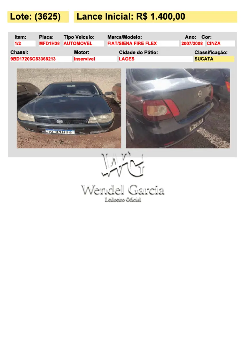 LOTE 3625