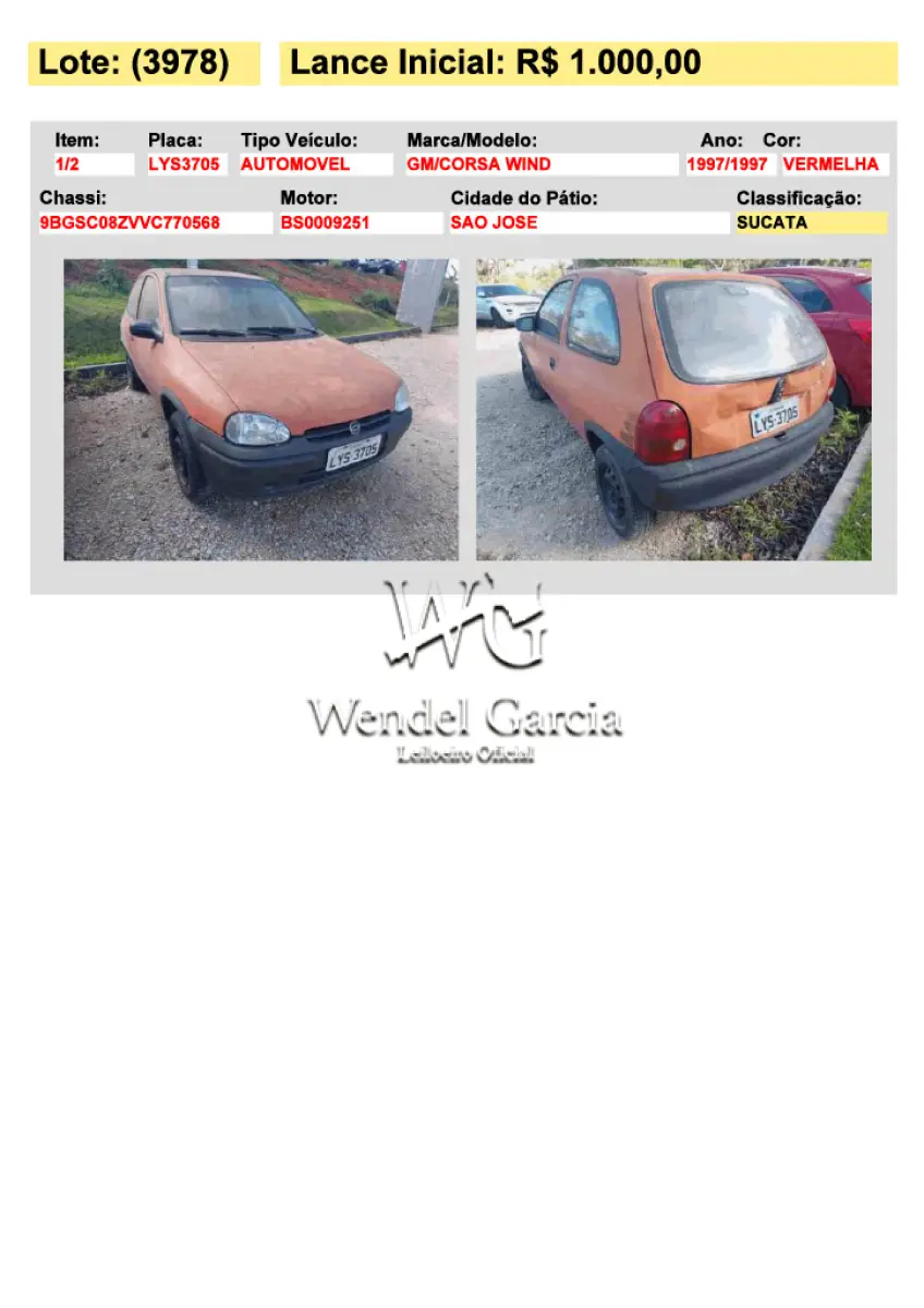 LOTE 3978