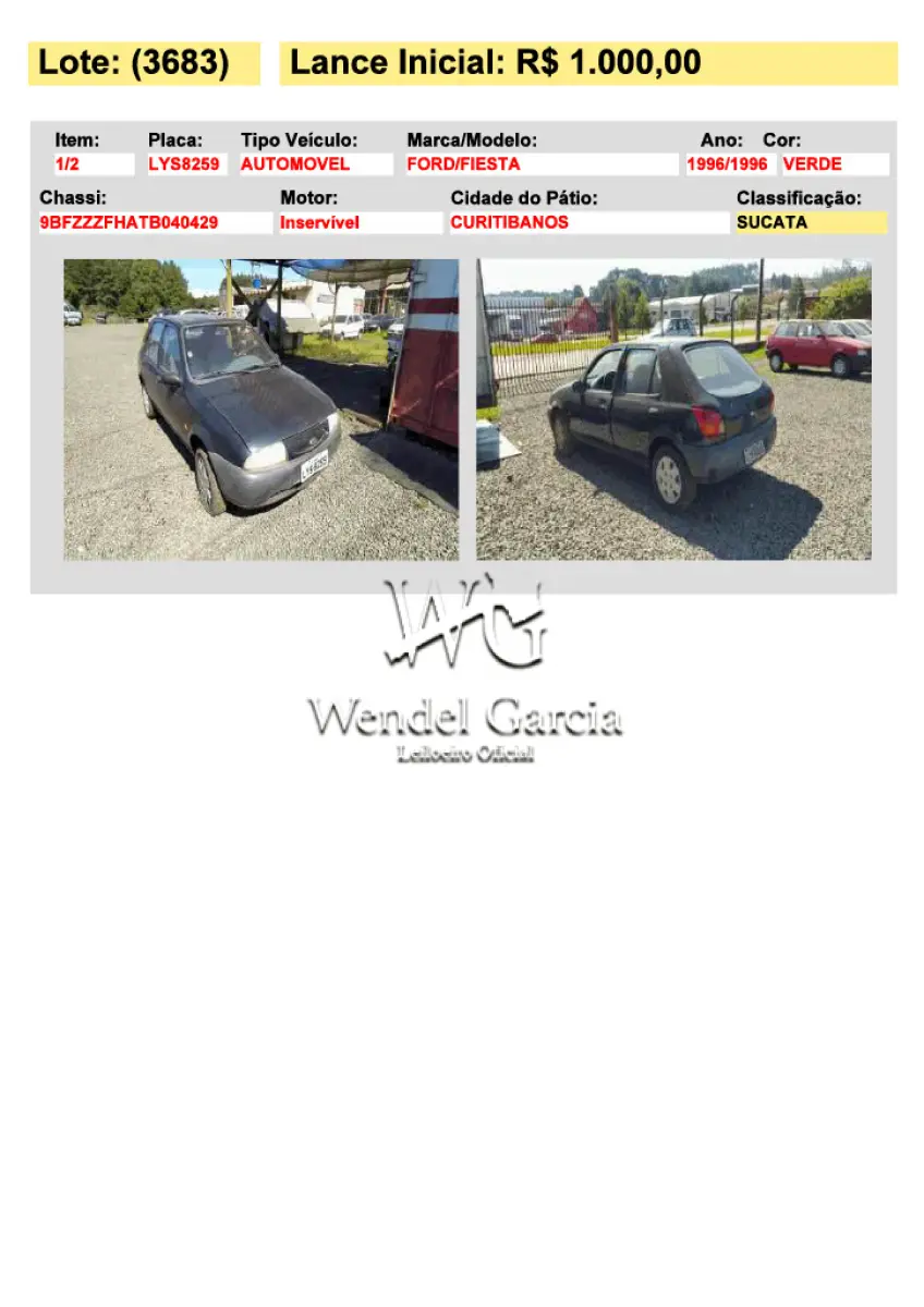 LOTE 3683