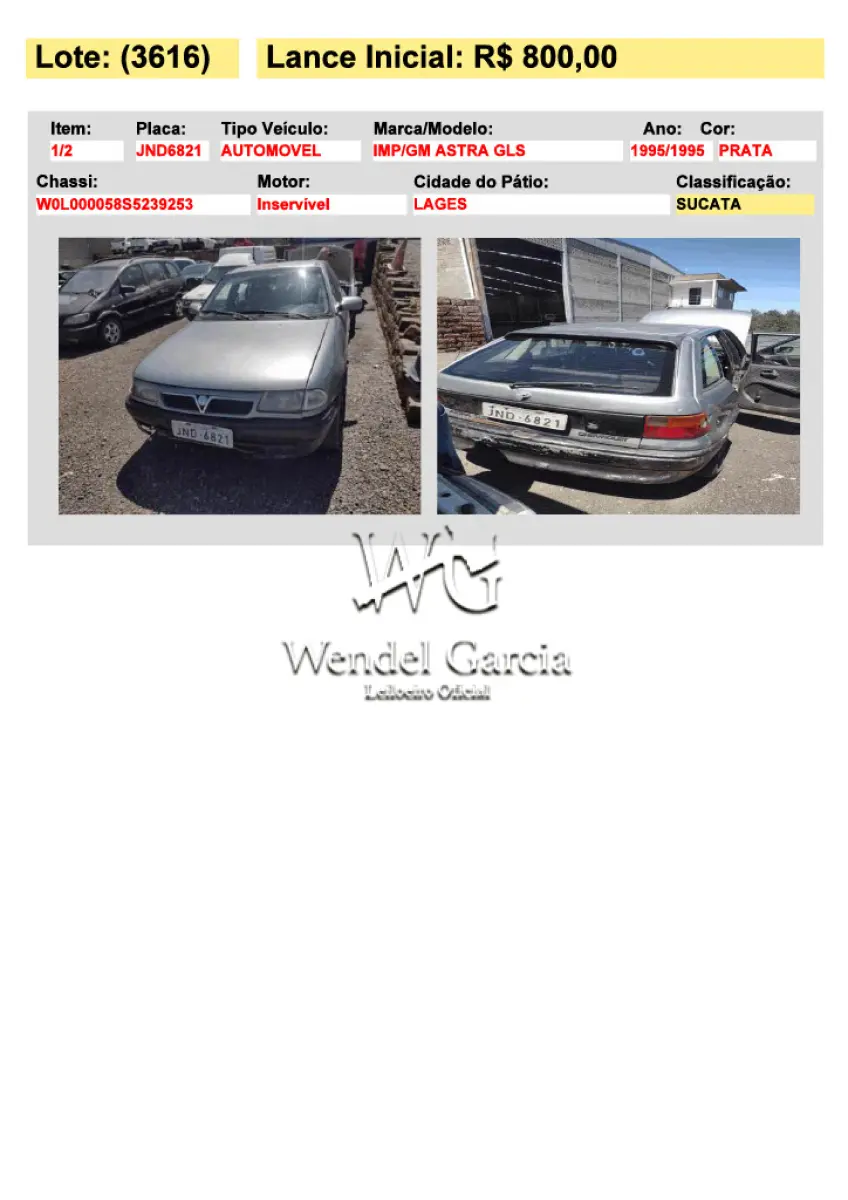 LOTE 3616