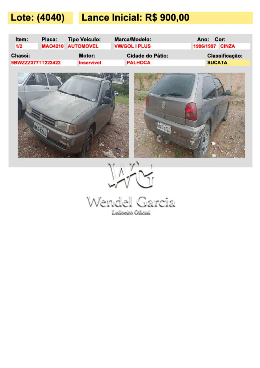 LOTE 4040