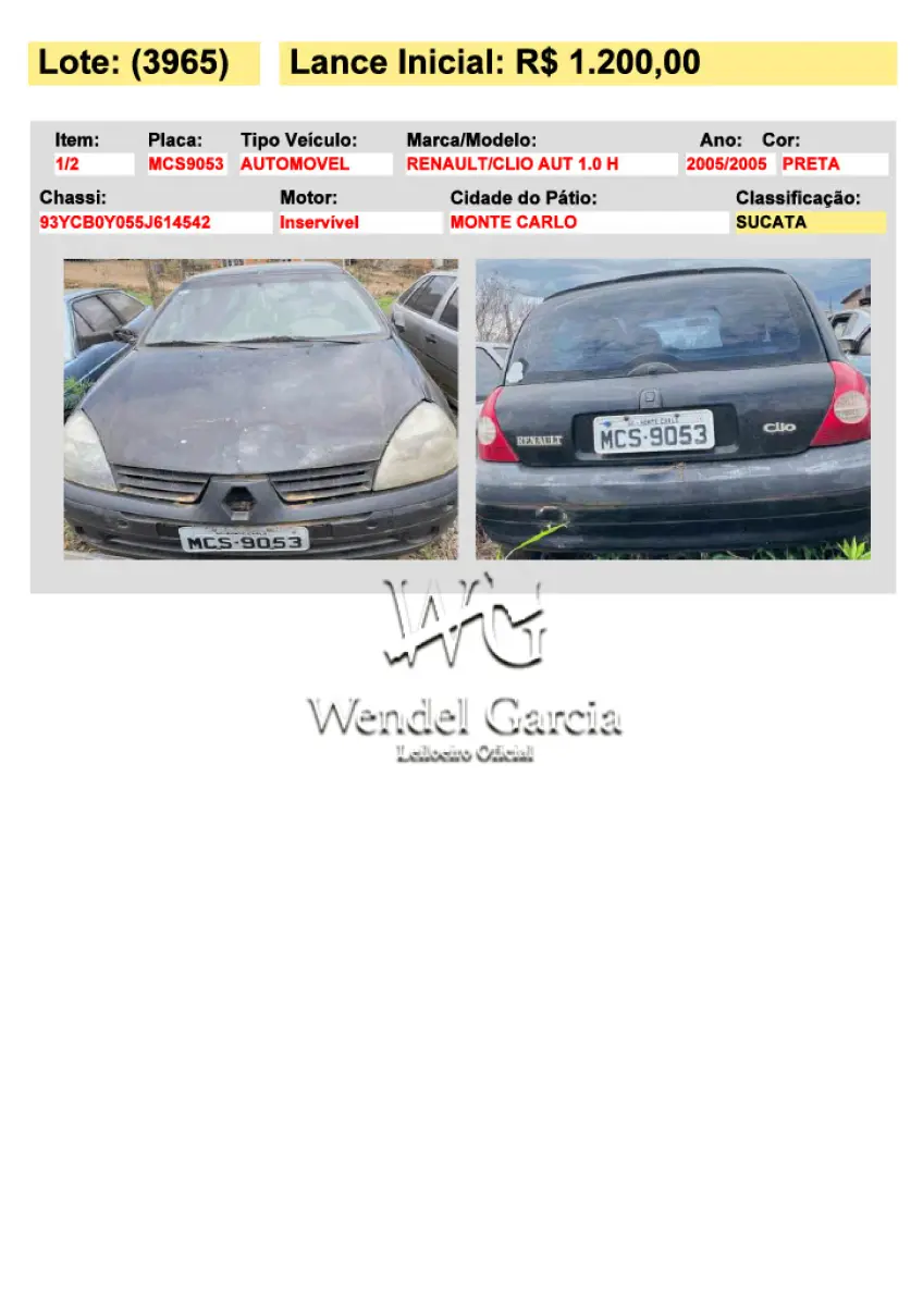 LOTE 3965