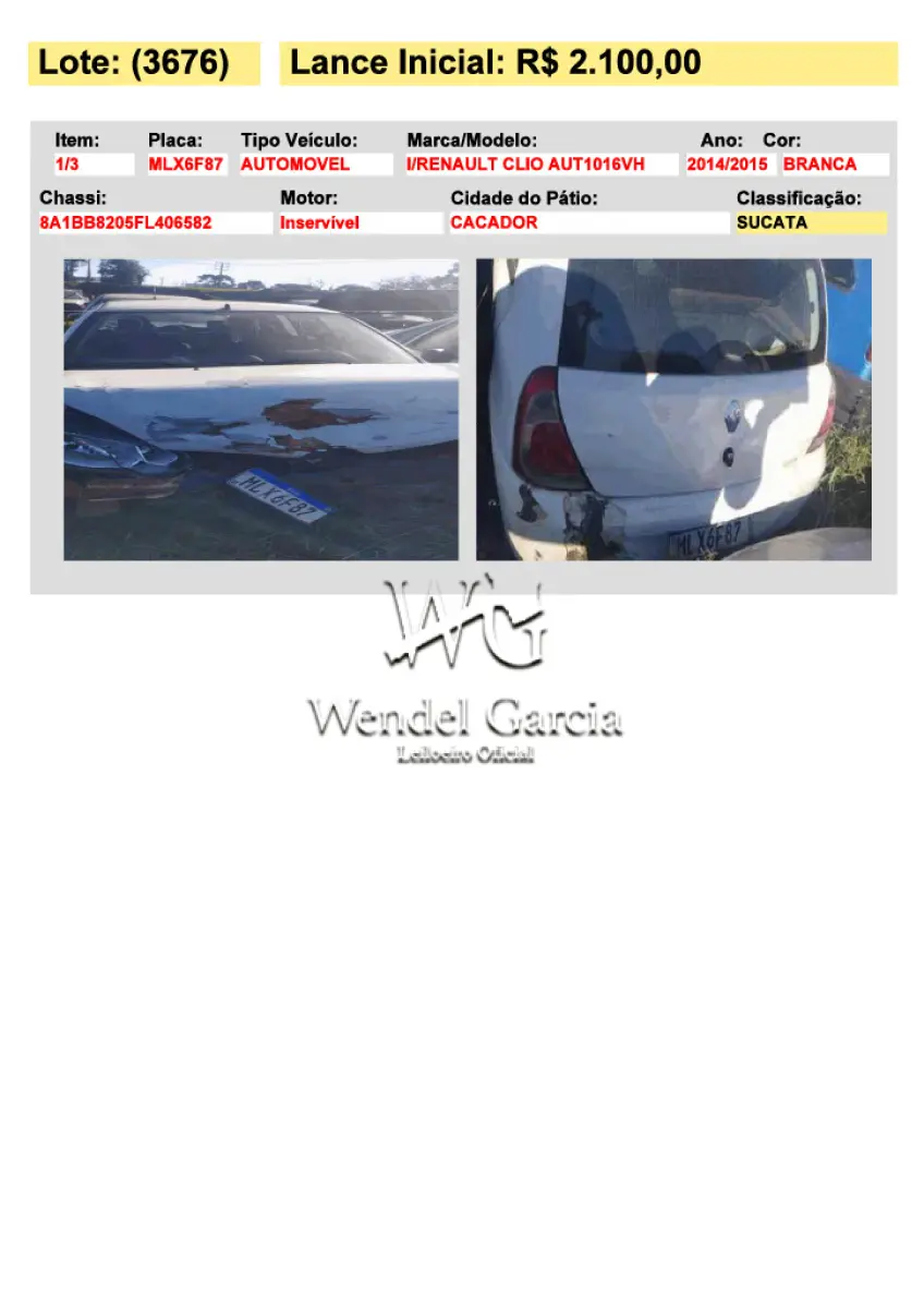 LOTE 3676