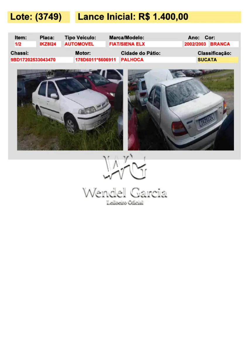 LOTE 3749