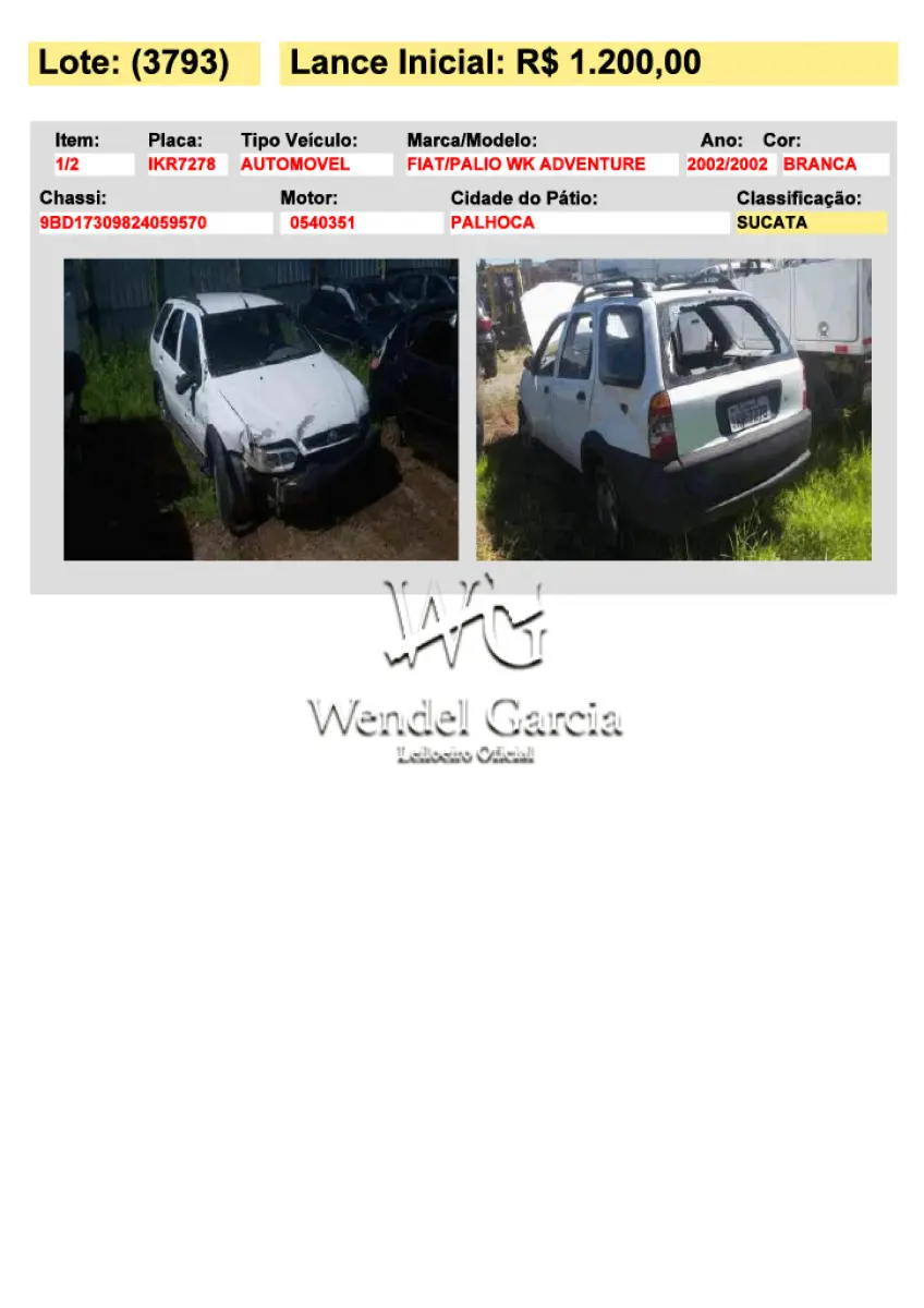 LOTE 3793
