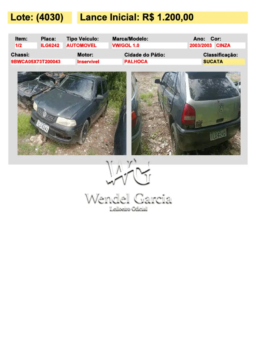 LOTE 4030