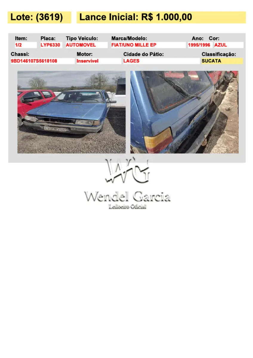 LOTE 3619