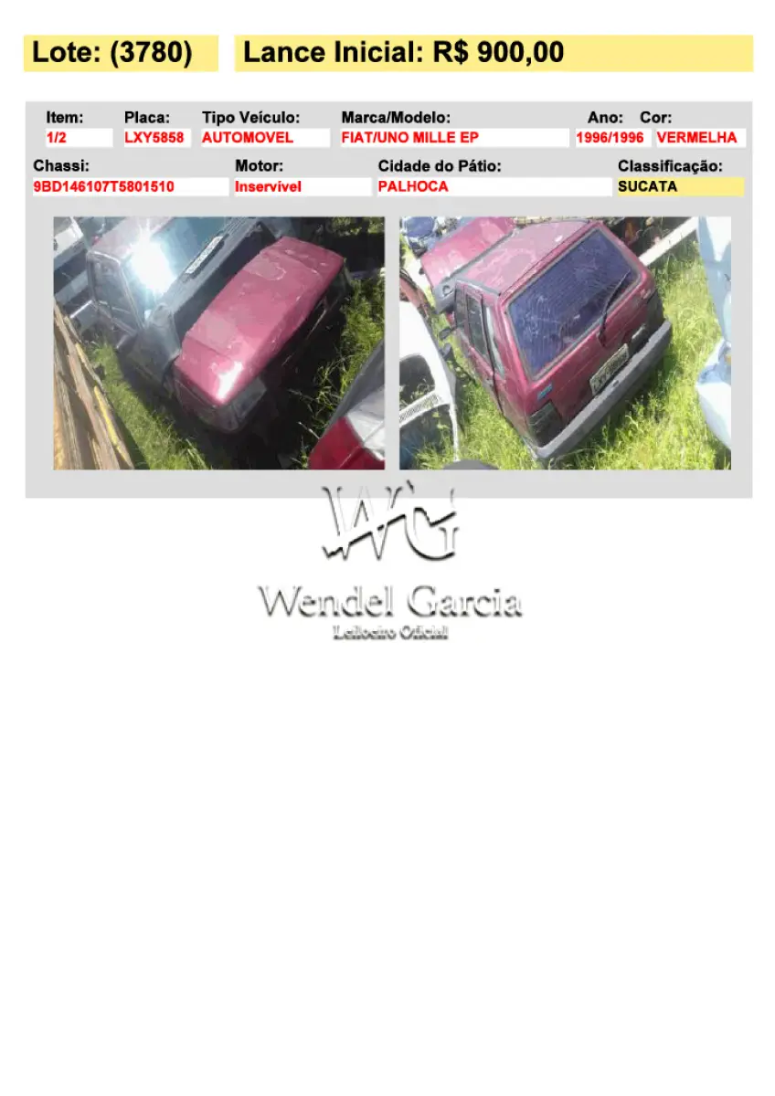 LOTE 3780
