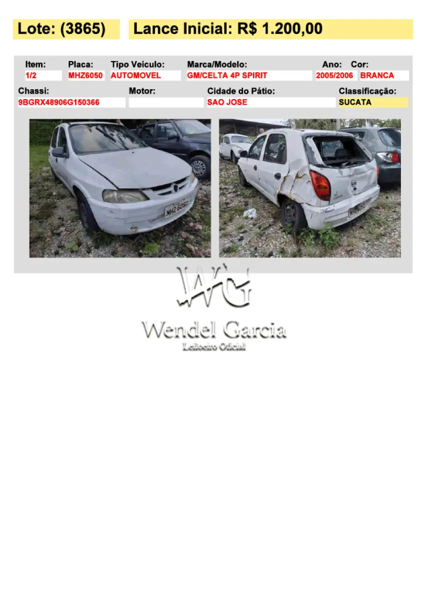 LOTE 3865