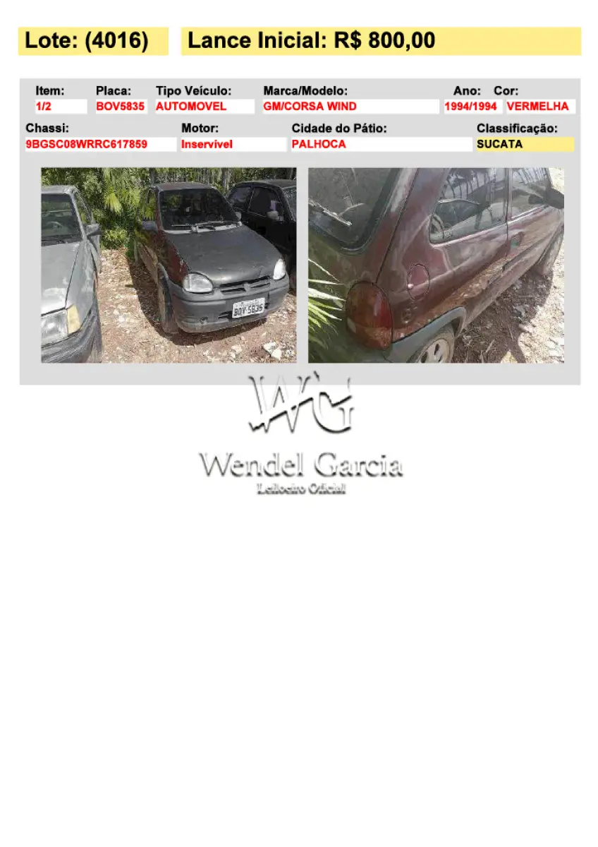 LOTE 4016